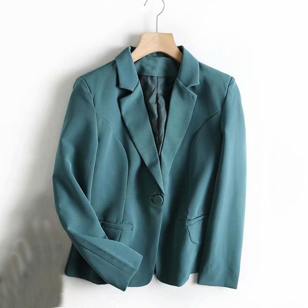 

women's jackets professional single breasted jacket female novel slim long sleeve office coats oversized outerwear, Black;brown