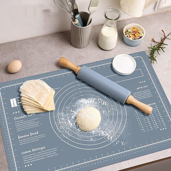 

rolling pins & pastry boards silicone baking mat kneading dough pizza cake maker kitchen cooking grill gadgets bakeware table mats pad sheet