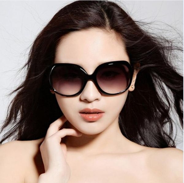 Óculos de sol senhoras moda clássico grande quadro progressivamente polarizado 6 cores # 3113