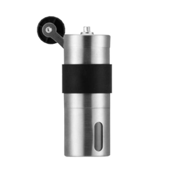 

electric coffee grinders manual ceramic grinder stainless steel adjustable bean with rubber loop ring easy clean kitchen tools