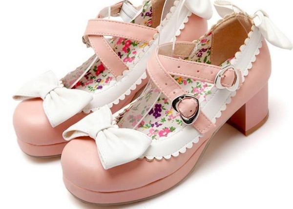 

women's shoes in spring and autumn high coarse heel round head @102, Black