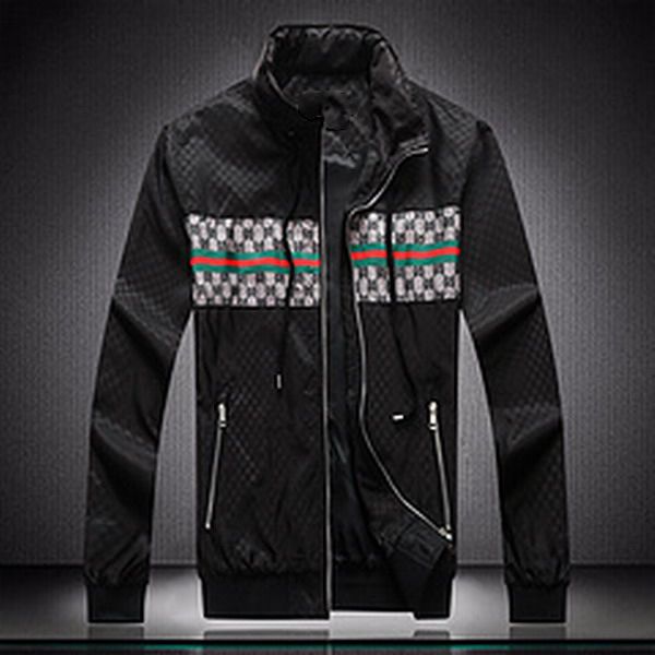 

men designer jackets fashion streetwear hip hop casual sports brand clothing man windbreaker jackets, Black;brown