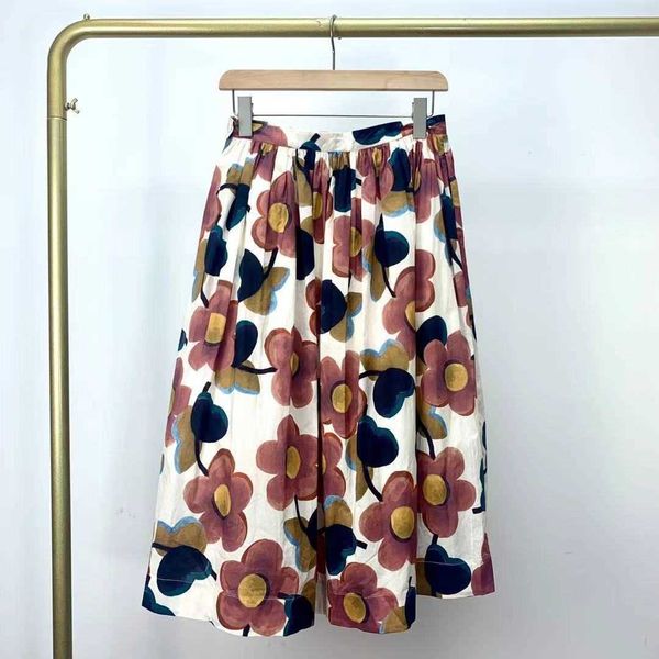 

libuti jin kou ~ big flower half skirt daisy tour beauty june and july bq07022, Black