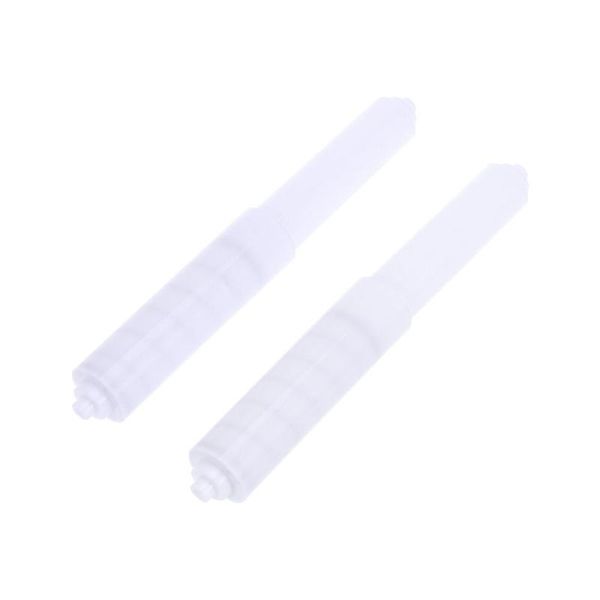 

2pcs roller fit-all style plastic-spring loaded white bathroom paper holder replacement tissue boxes & napkins