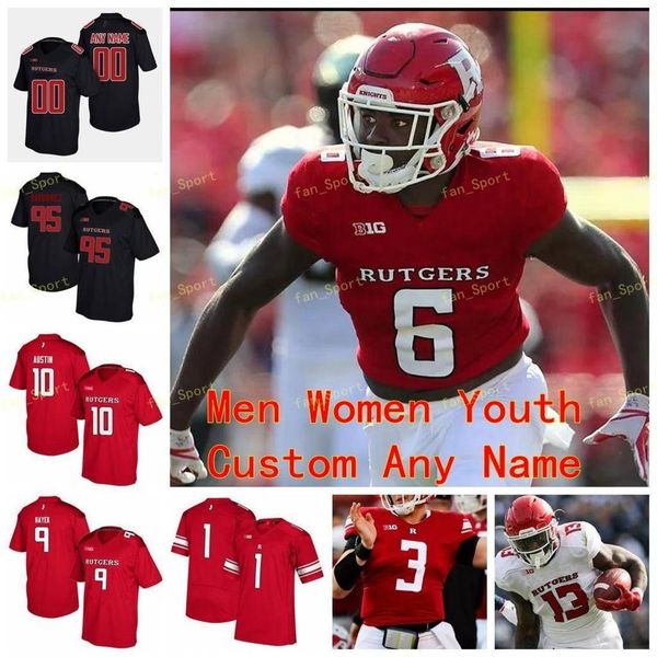 

ncaa college jerseys rutgers scarlet knights 3 olakunle fatukasi 33 parker day 4 aaron young 40 joseph hayford 52 eric legrand custom footba, Black
