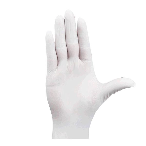 

disposable gloves 100pcs multipurpose universal white flexible latex industrial non slip household cleaning service