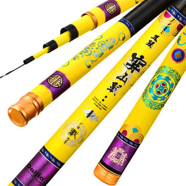 

daijia 2021 fishing rod super light hard platform crucian carp boat rods