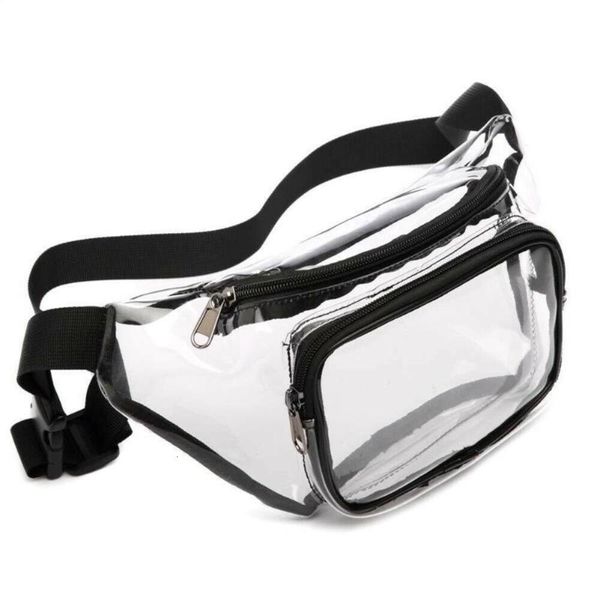 

Designer waist bag chest bagWaist Bags Woman Fanny Pack Transparent Clear Jelly Messenger Bag Belt Chest