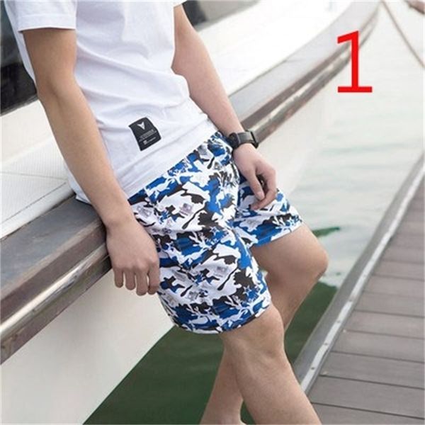 

beach pants men's quick-drying five summer casual tide 210420, White;black
