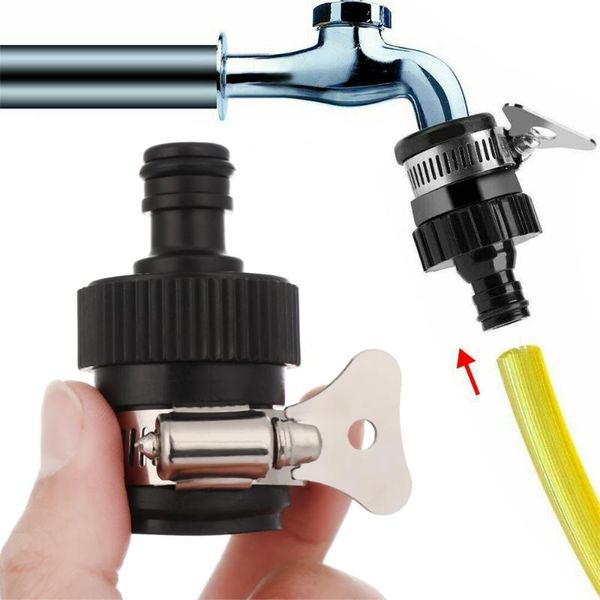 

1pc tap connector adapter mixer garden kitchen hose pipe joiner fitting universal water faucet watering tool equipments