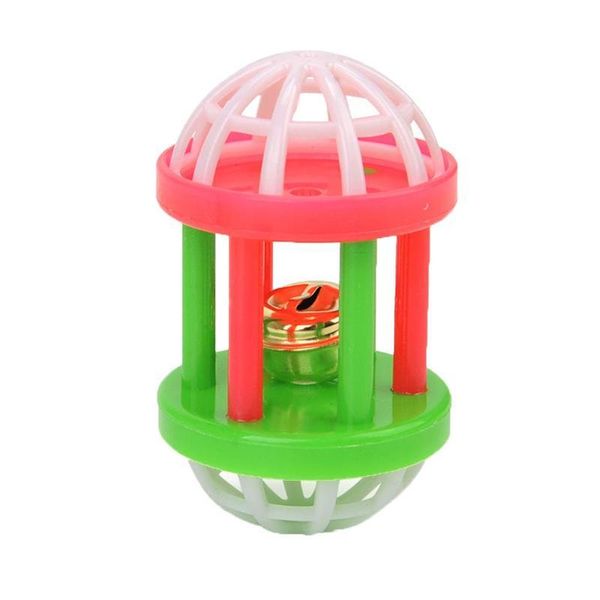 

plastic cat toy with dumbbell jingle cute pet dog training sound toys