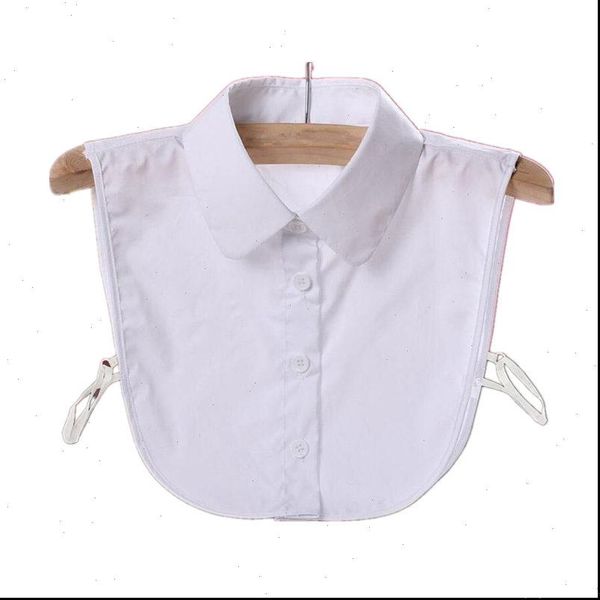 

fake collar vintage faux tie women shirt lace chiffon detachable white q1124