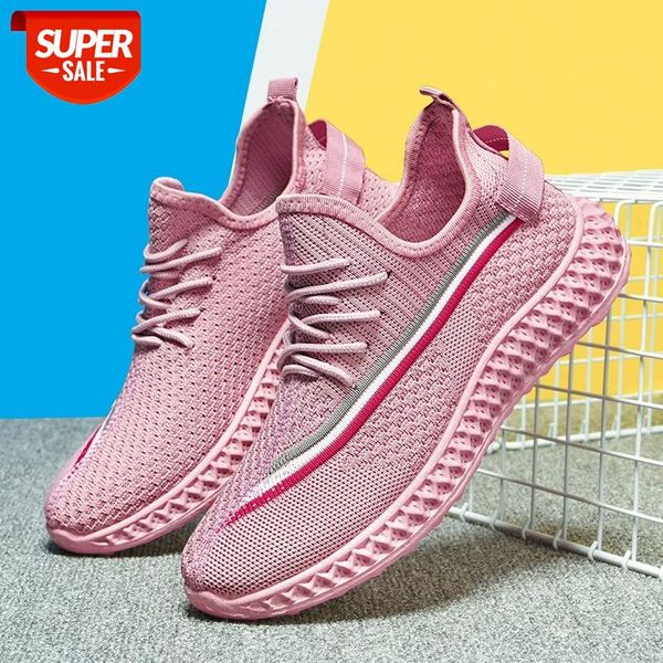 

new casual women shoes fashion ladies flat sneakers breathable walking fabric tennis knitted summer #ae35
