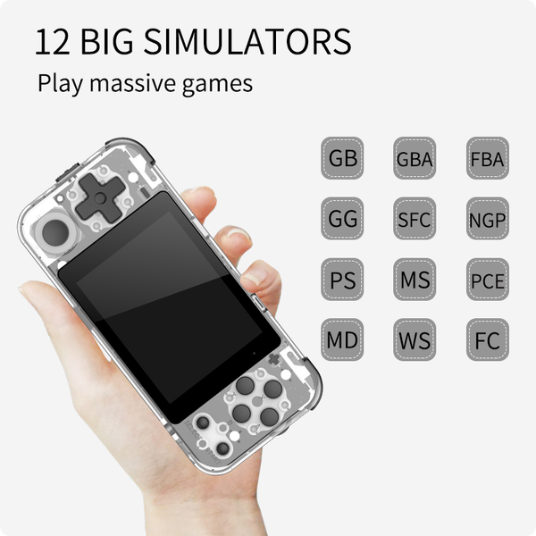 

retro handset built-in 16 simulators 3d games 3" hd ips screen handheld players portable game