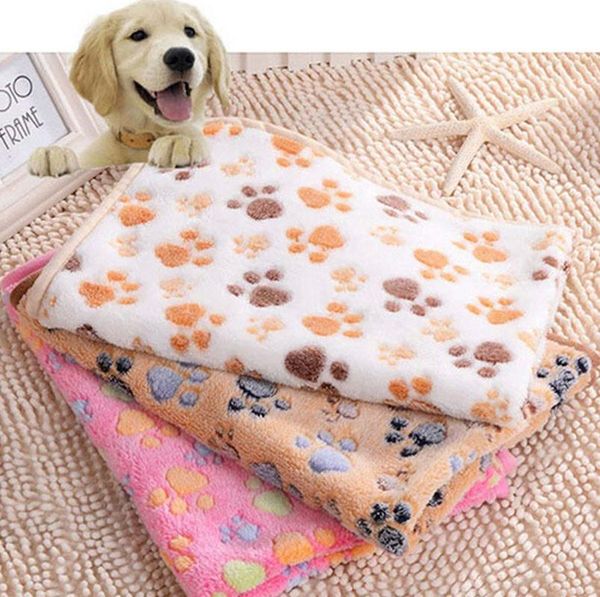 

kennels & pens warm pet dog blanket puppy sleep dogs mat small large size towel winter for cats supplies 23s2