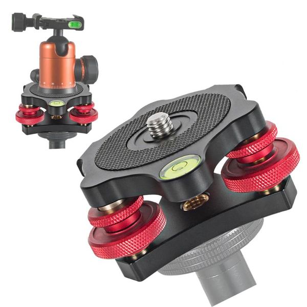 

tripod heads spash camera accessories head leveling base professional hemisphere adjustment with 1/4 screw hole for dslr