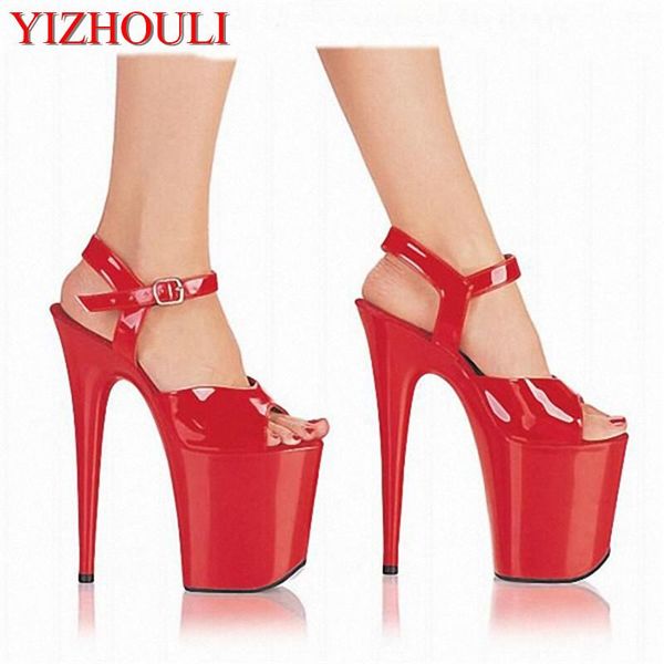 

cm mature nightclub unique temperament female sandals, high heels, stage sandals, Black