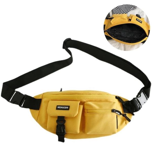 

outdoor bags chest bag men's fashion sports messenger waterproof shoulder student waist 2021