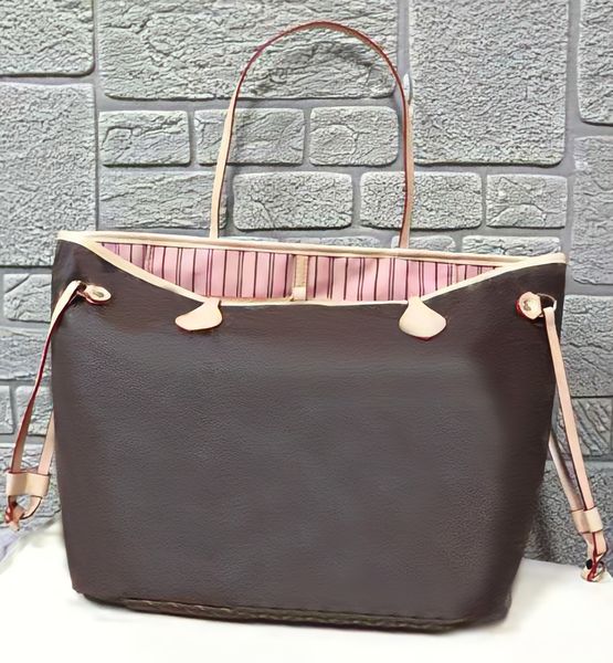 

high-quality 2022 new luxury brand shopping bags handbags large-capacity one-shoulder portable checkerboard 2-piece set fashion all-match to