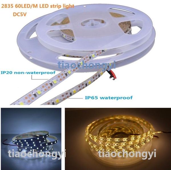 

2835 60led/m 300led/5m led flexible strip light warm white / cool strips