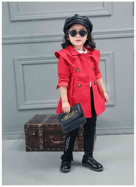

2-7yrs autumn girls jackets outerwear casual fashion windbreaker childre girls coat clothing, Blue;gray