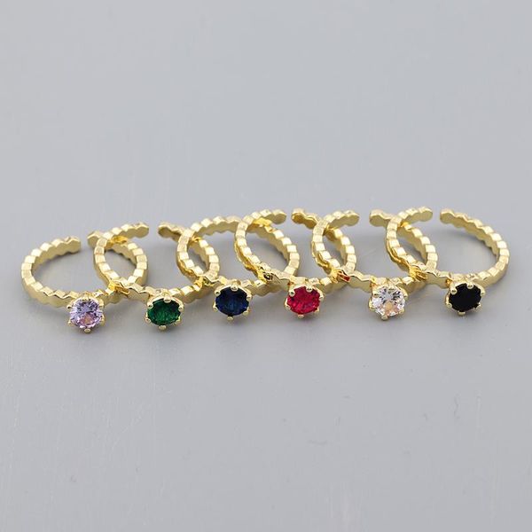

candy crystal zircon engagement design rings for women female wedding jewelry accessories gift fashion, Slivery;golden