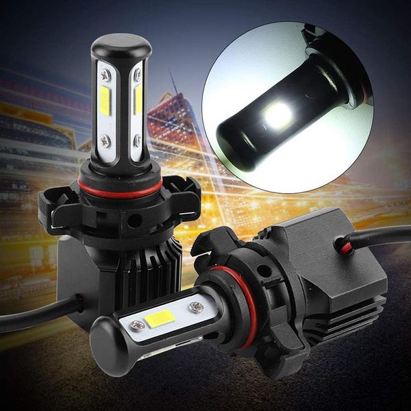 

car headlights 2pcs 3000 lm super bright 120w 6000k high brightness automobile led headlamp white light for h1/h3/h4/h7/h8/h9/h11/h13/h16/52