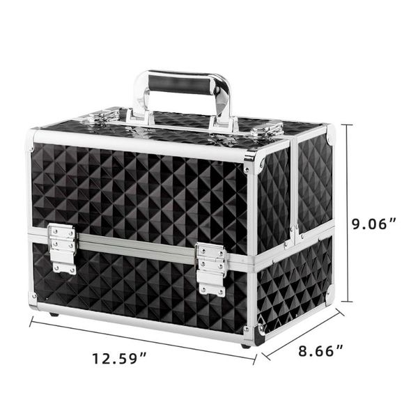 

sf-1122-10 4pcs / set plastic cosmetics storage rack transparent cosmetic bags & cases