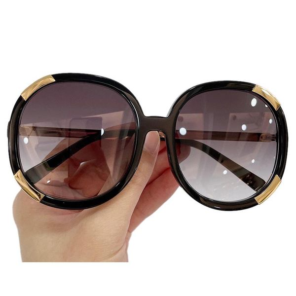 

sunglasses fashion round women design mirror sun glasses with box uv400, White;black