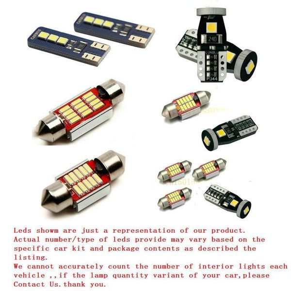 

emergency lights car led interior lighting for 407 6d coupe 6c sw 6e auto automotive light bulbs lamp cars 12pc