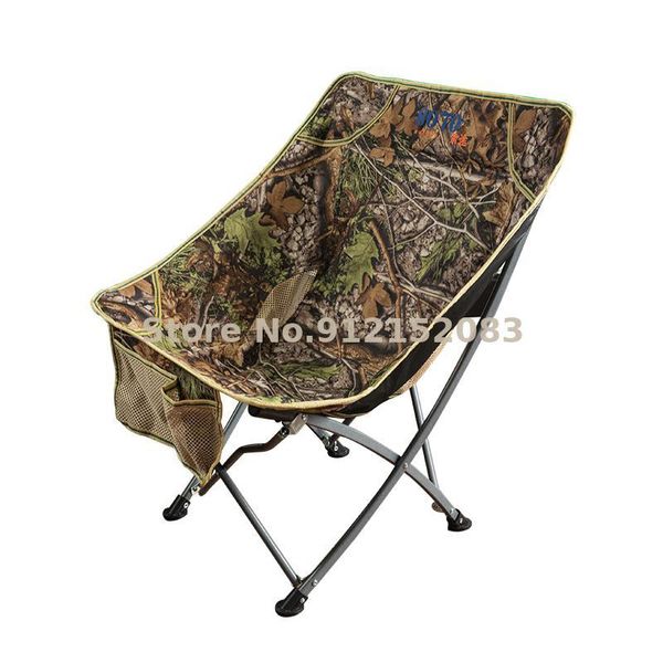 

camp furniture outdoor folding chair portable back fishing stool leisure reclining beach sketching moon