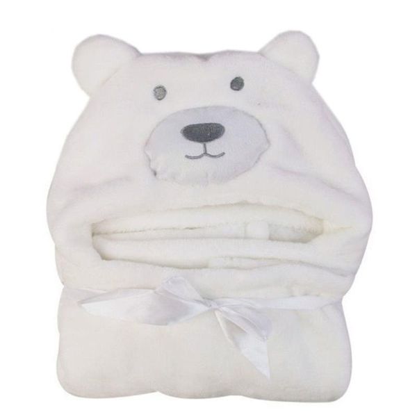

towels & robes 100cm cute bear shaped baby hooded bathrobe soft infant born towel giraffe blanket bath cartoon patter