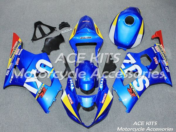 ACE KITS Carenatura 100% ABS Carene moto per SUZUKI GSX-R1000 K3 2003-2004 anni Una varietà di colori NO.1557