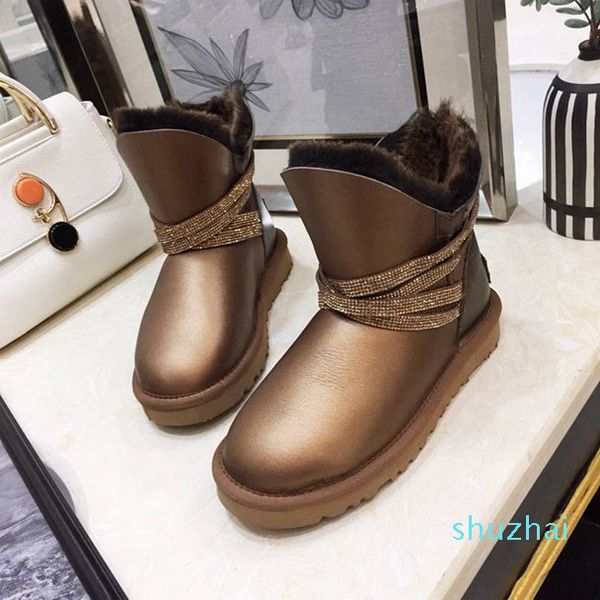 

2020 fashion women's classic tall boots womens boots boot snow boots winter boot leather boot, Black