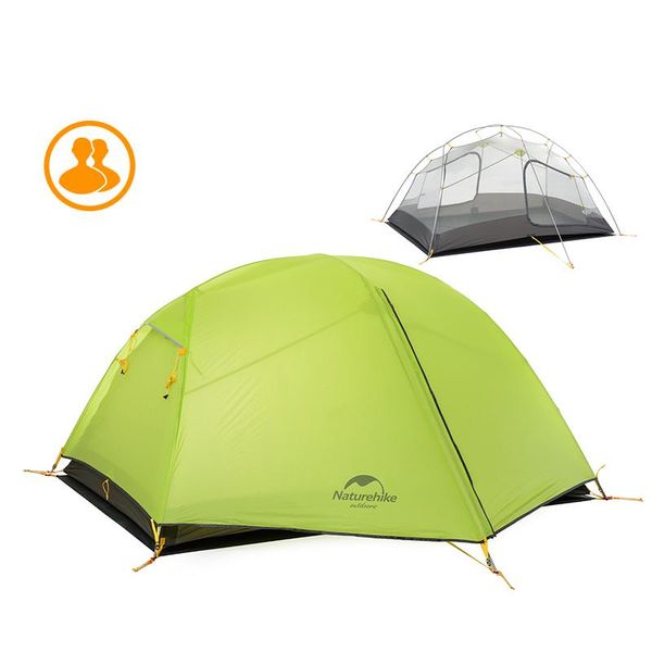 

naturehike ultralight 2 person camping tent 3 season outdoor dome double layer waterproof tents and shelters