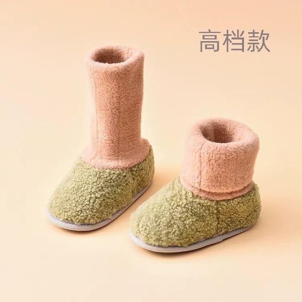 

first walkers winter baby shoes boots infants warm fur wool girls booties boy