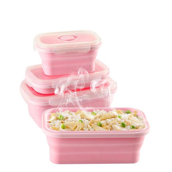 

storage bottles & jars ermakova silicone food containers collapsible meal prep container kids lunch boxes microwave er safe kitchen gad
