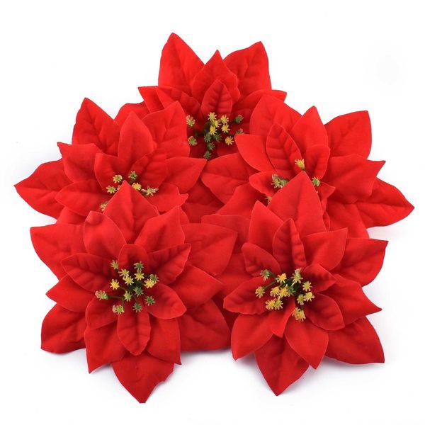 10 cm Flanell große künstliche rote Rosenblütenköpfe für Zuhause, Hochzeitsdekoration, Scrapbooking, DIY, Weihnachtsbaum, Seidenblumen 210624