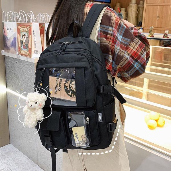 

waterproof women backpack anti-theft bag for teenager high capacity nylon bags female college student casual travel