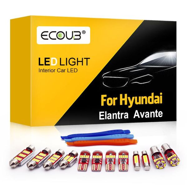 

emergency lights interior led light bulbs for elantra avante xd hd md ud ad 2001-2021 map dome indoor trunk lihgt white kit car