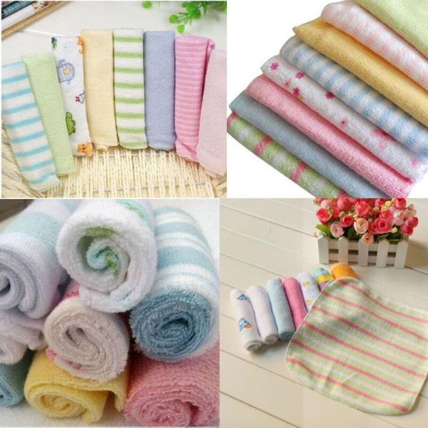

towel 8pcs baby infant born washcloth bathing feeding wipe cloth soft towels