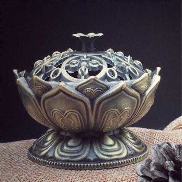 

fragrance lamps incense burner zinc alloy bronze mini metal craft home decoration