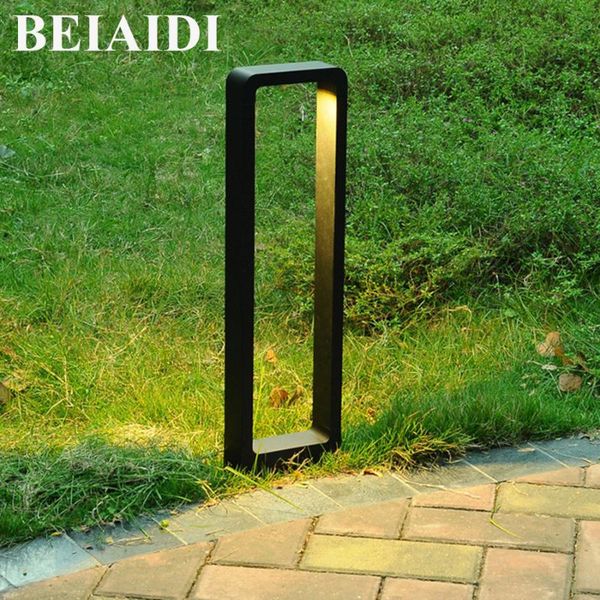 

2pcs waterproof led garden light outdoor balcony park landscape post lawn lamp aluminum pillar lighting ac85-265v lamps