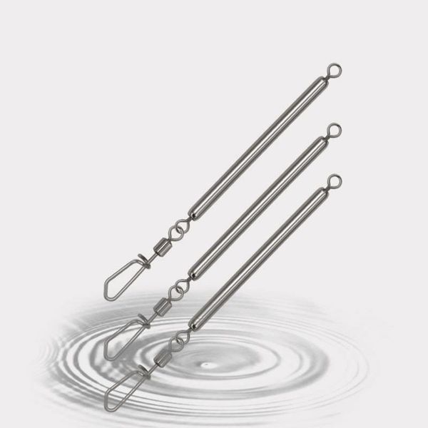 

fishing hooks anti-bite wire bar stainless steel swivel with snap