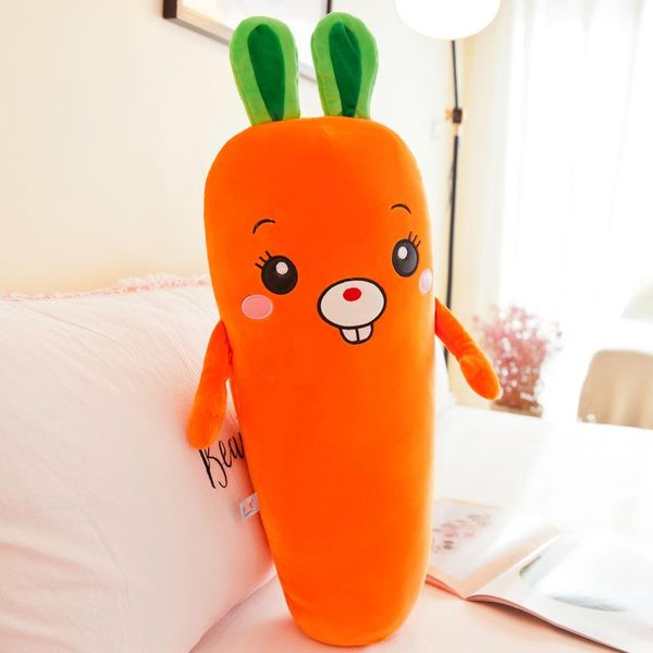 

cushion/decorative pillow 2021 carrot cushion throw 40cm soft lumbar cute for adults children gift orange