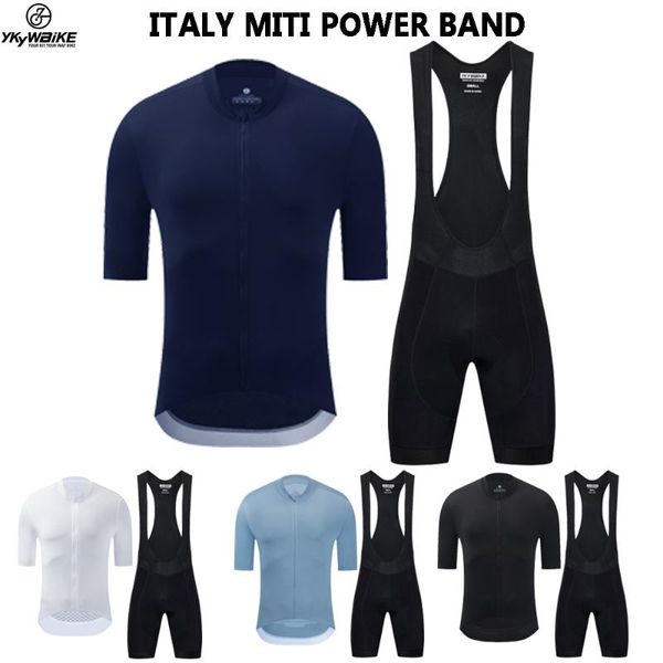 

racing sets 2022 pro team summer cycling jersey set bicycle clothing breathable men short sleeve shirt bike bib shorts, Black;blue