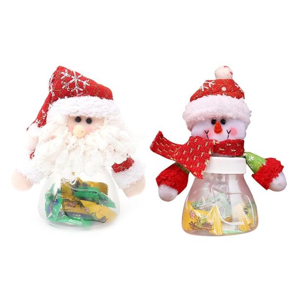 

gift wrap christmas candy jar children kids storage bottle santa bag chocolate box