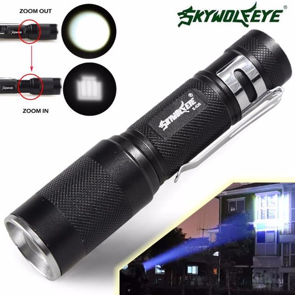 

4000lm zoomable xm-l q5 led 3 mode torch super bright light lamp portable for hunting fishing camping hiking bike lights