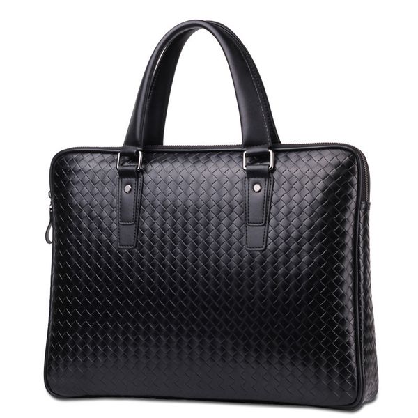 

briefcases tidog korean woven hand bag casual laofashion business briefcase