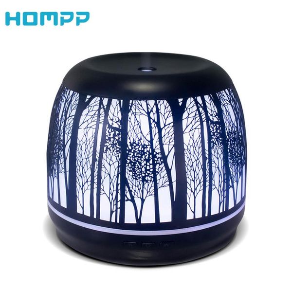 

humidifiers essential oils diffusers,premium iron aromatherapy diffuser with large 500ml water tankultrasonic humidifier 7 color led lights